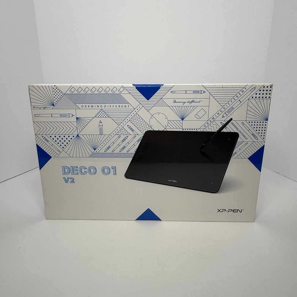 XP-PEN Deco‎ 01 V2 Graphics Drawing Tablet Brand New Factory Sealed